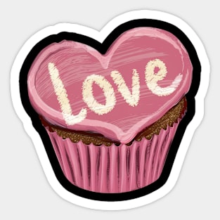 Cupcake love Sticker